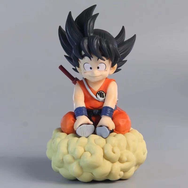 Ornament Ball Set - โมเดลฟิกเกอร์การ์ตูนซุนโกคู นั่งบนเมฆหมุน ดราก้อนบอล น่ารัก ของตกแต่งรถยนต์ ของสะสมการ์ตูน