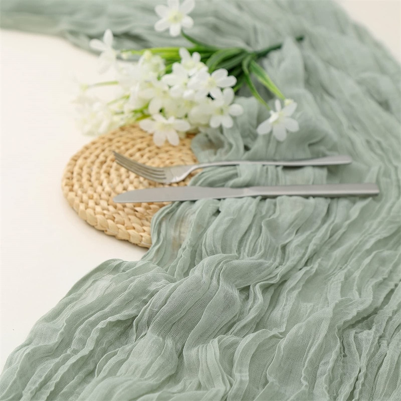 Christmas Table Runner - ผ้าโปร่งสำหรับงานเลี้ยงงานแต่งงานงานเลี้ยงคริสต์มาสโต๊ะนักวิ่งโต๊ะชีสเค้กตกแต่งซุ้มโค้งสไตล์วินเทจ