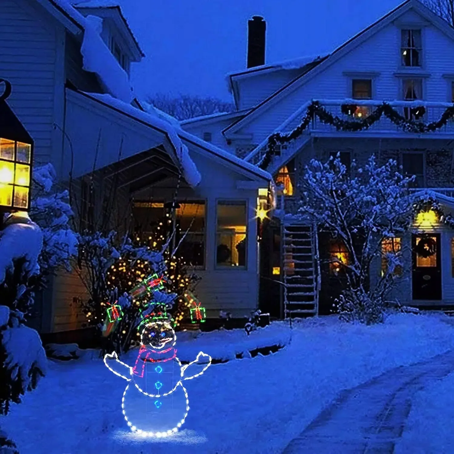 ไฟประดับลูกโลกหิมะเคลื่อนไหว L - Christmas Lights Outdoor บทวิจารณ์และราคา