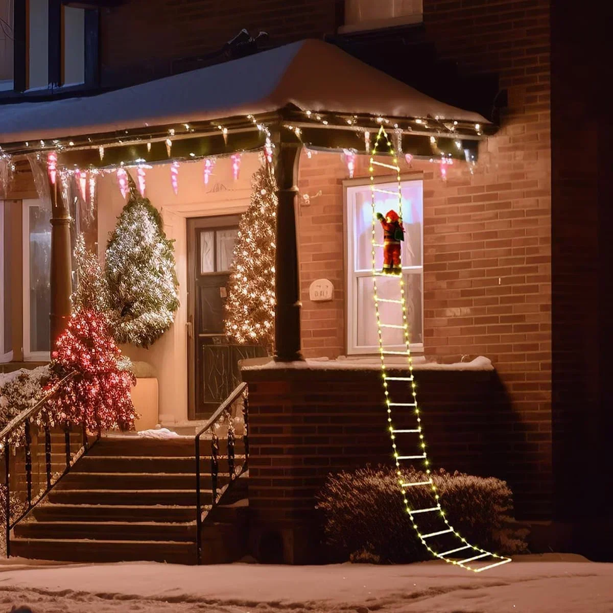 ไฟ LED บันไดสำหรับสายตกแต่งคริ - Christmas Lights Outdoor บทวิจารณ์และราคา