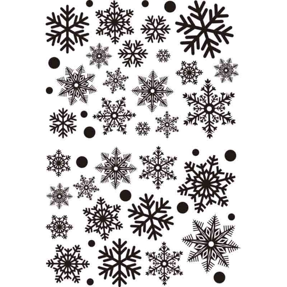 30 ชิ้น PVC คริสต์มาสเกล็ดหิมะ - Snowflake Window Decal บทวิจารณ์และราคา