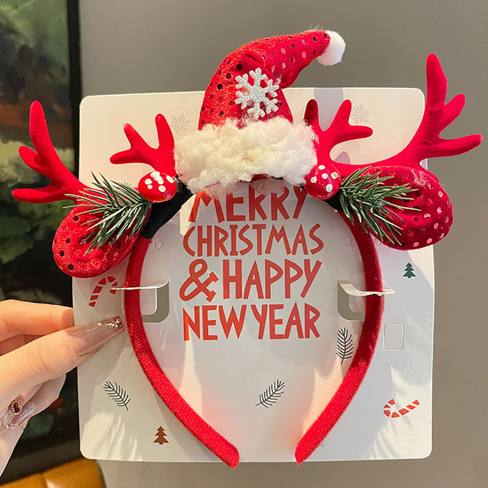 เครื่องประดับผมน่ารัก เป็นมิตร - Reindeer Antlers Headband บทวิจารณ์และราคา