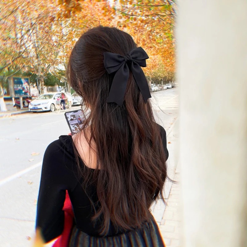 กิ๊บติดผมผู้หญิงแบบโบว์สองชั้น - Ribbon Bow Gift บทวิจารณ์และราคา