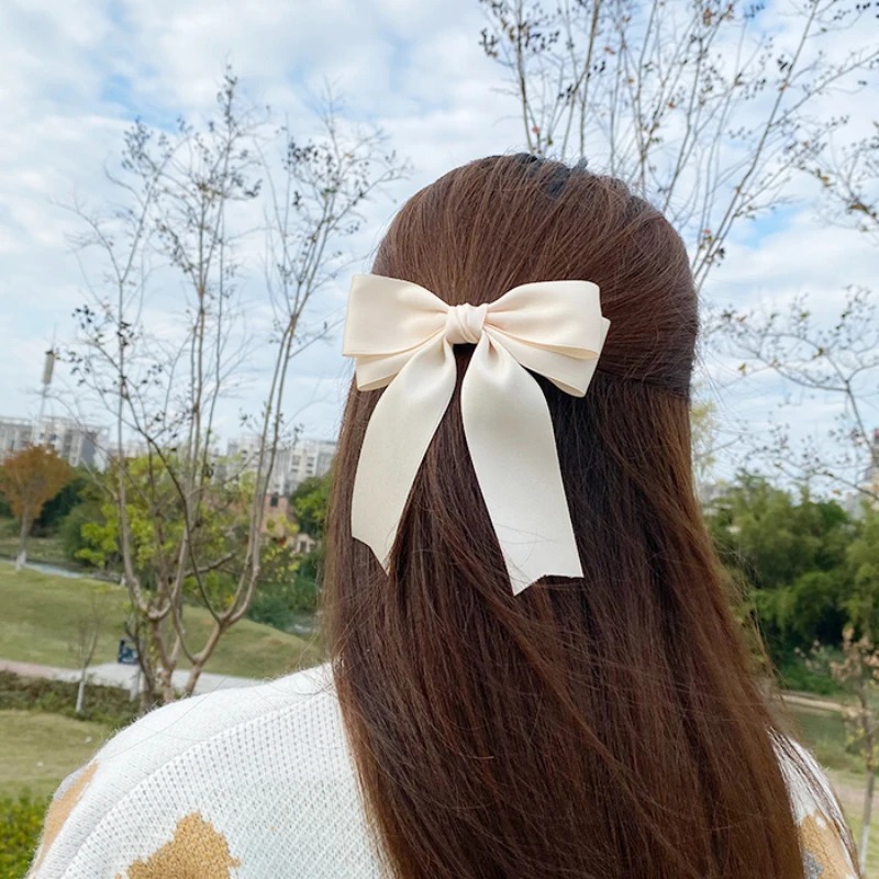 กิ๊บติดผมผู้หญิงแบบโบว์สองชั้น - Ribbon Bow Gift บทวิจารณ์และราคา