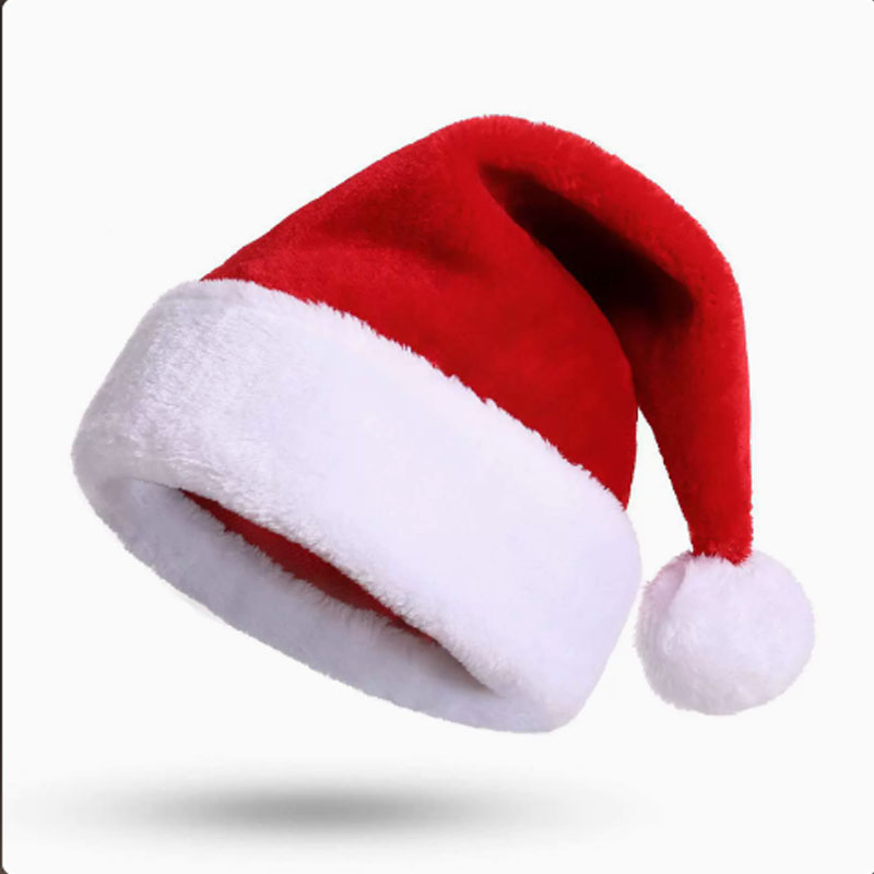 หมวกซานตาคลอสคริสต์มาส หมวกขนย - Santa Hat Plush บทวิจารณ์และราคา