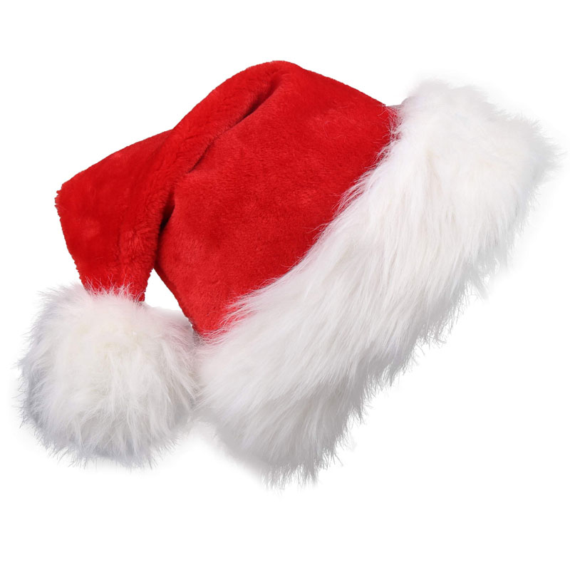 หมวกซานตาคลอสคริสต์มาส หมวกขนย - Santa Hat Plush บทวิจารณ์และราคา