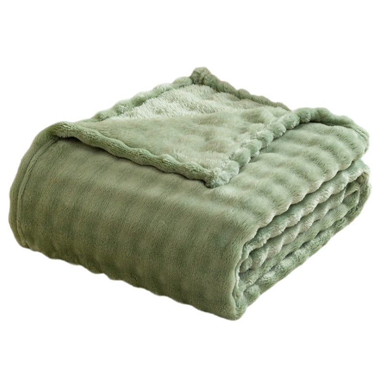 ผ้าห่มฟลีซสีเขียวเซจสำหรับโซฟา - Christmas Throw Blanket บทวิจารณ์และราคา