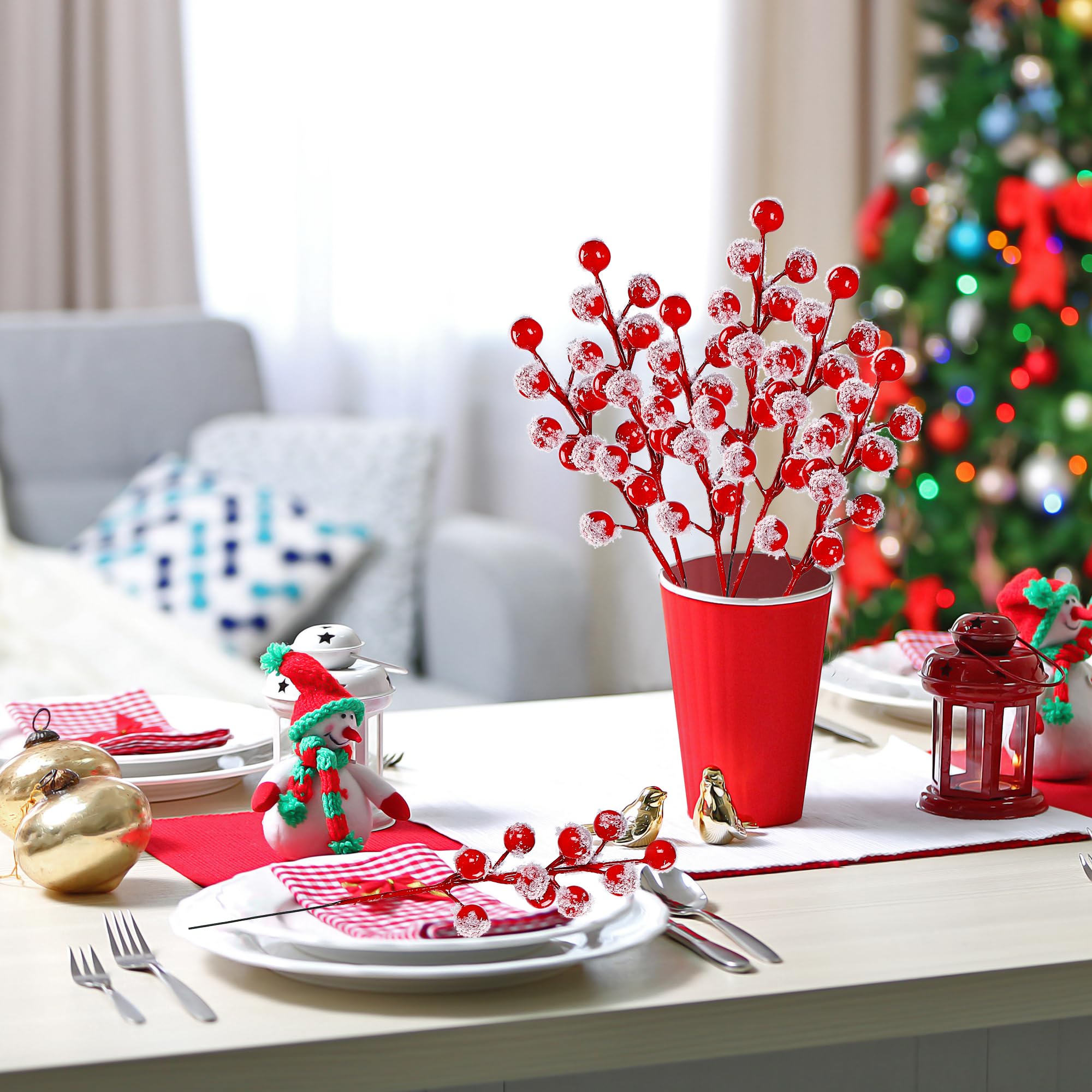 ต้นคริสต์มาสสีแดงเบอร์รี่ต้นสน - Christmas Wreath Fake บทวิจารณ์และราคา