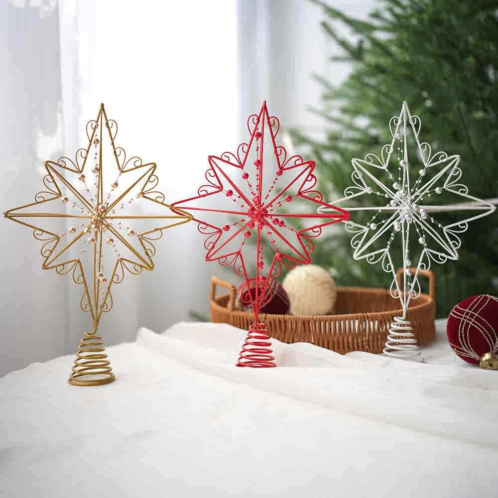 12.6 นิ้วไฟ LED สร้างสรรค์ Gli - Star Tree Topper บทวิจารณ์และราคา