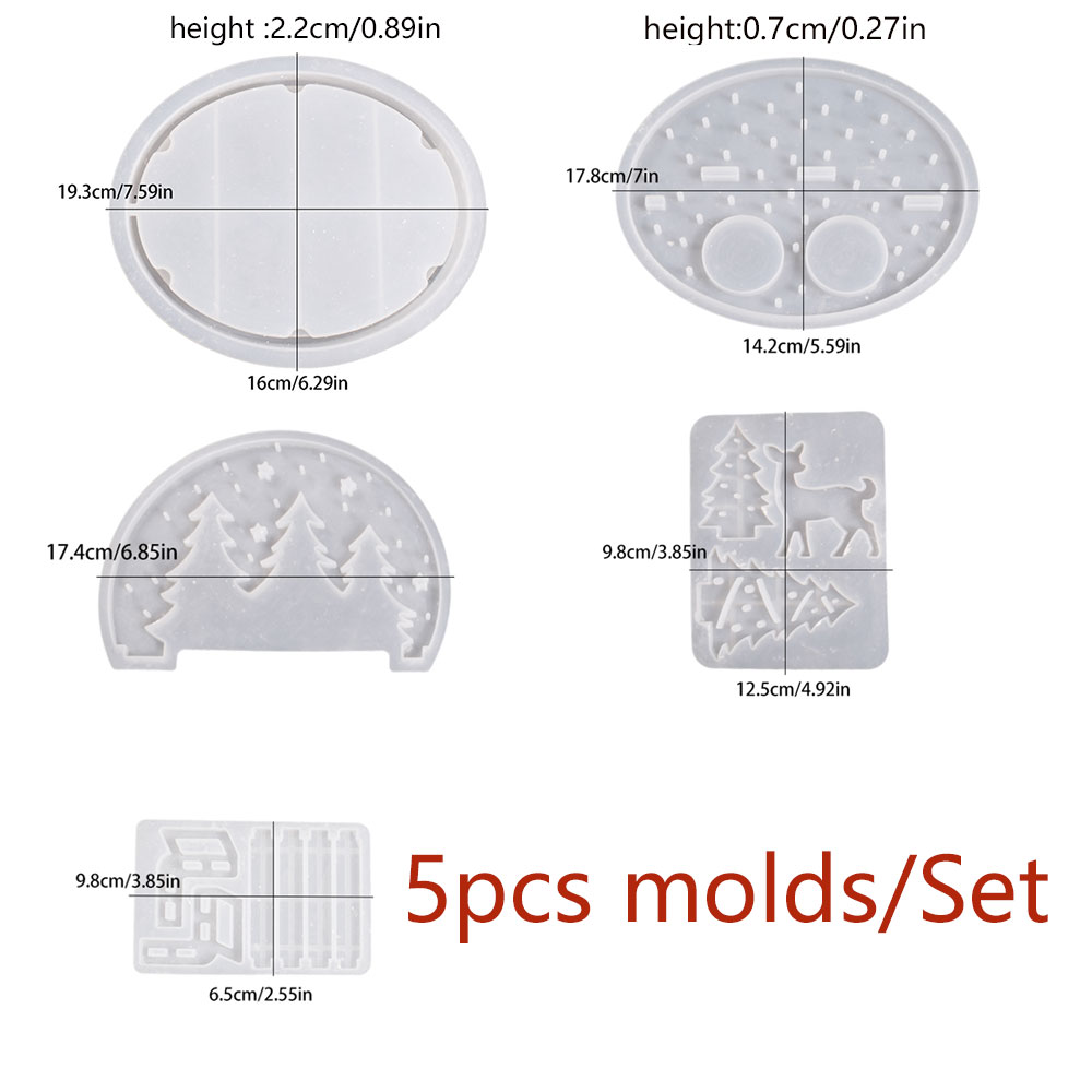 แม่พิมพ์ซิลิโคนสำหรับทำเชิงเที - Holiday Candle Set บทวิจารณ์และราคา