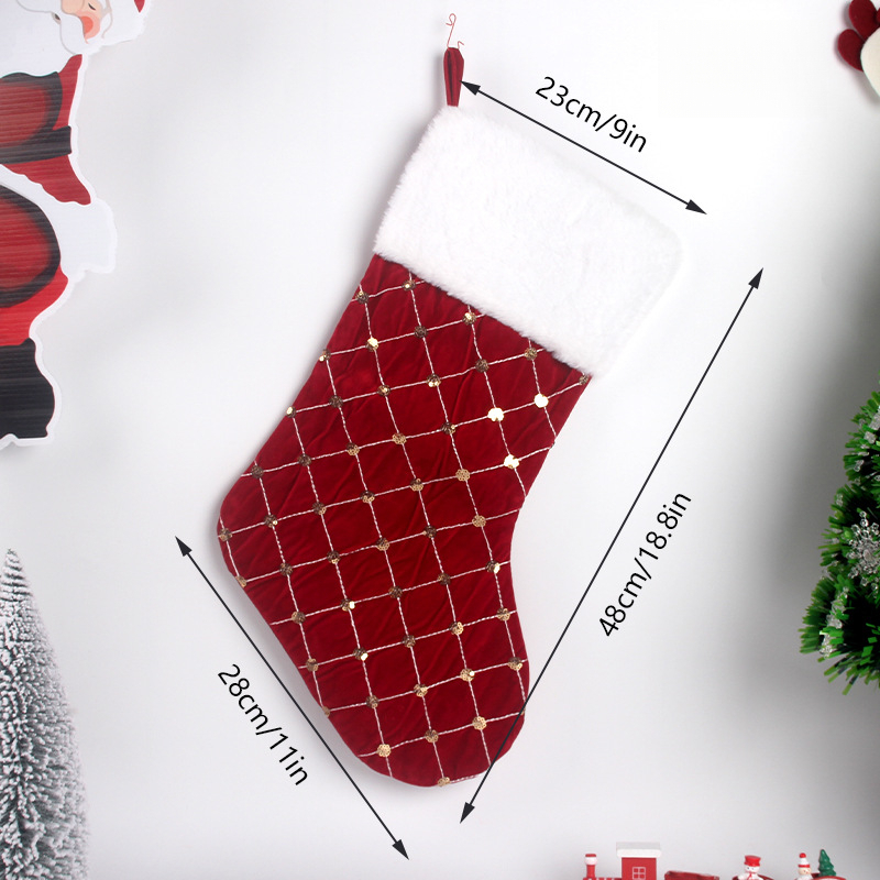 ถุงเท้าคริสต์มาสขนเฟอร์เทียมลา - Christmas Stocking Hanging บทวิจารณ์และราคา