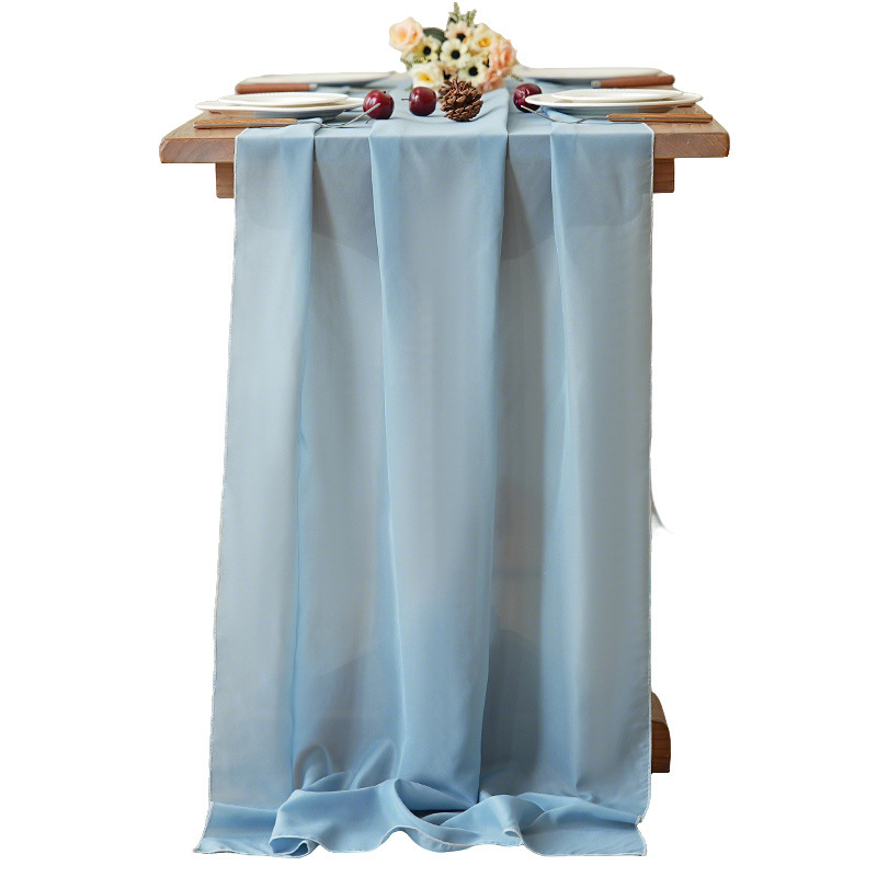 ผ้าปูโต๊ะชีฟองหนา สีพื้น ทนต่อ - Christmas Table Runner บทวิจารณ์และราคา