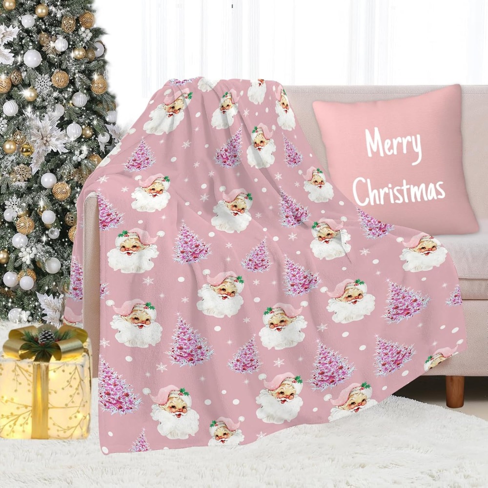 Soft Plush ผ้าห่มคริสต์มาส,น่า - Christmas Throw Blanket บทวิจารณ์และราคา