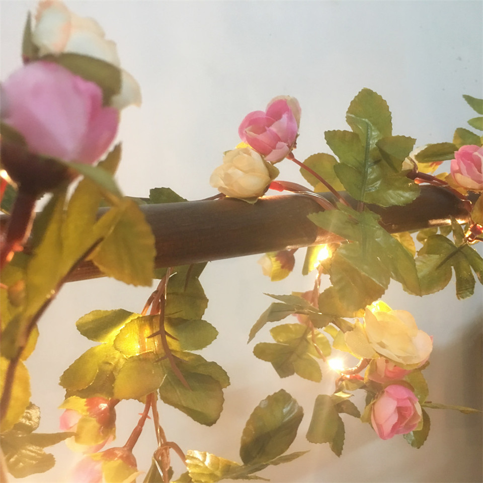 ไฟประดับรูปดอกกุหลาบสีชมพู 2.2 - Led Fairy String Lights บทวิจารณ์และราคา