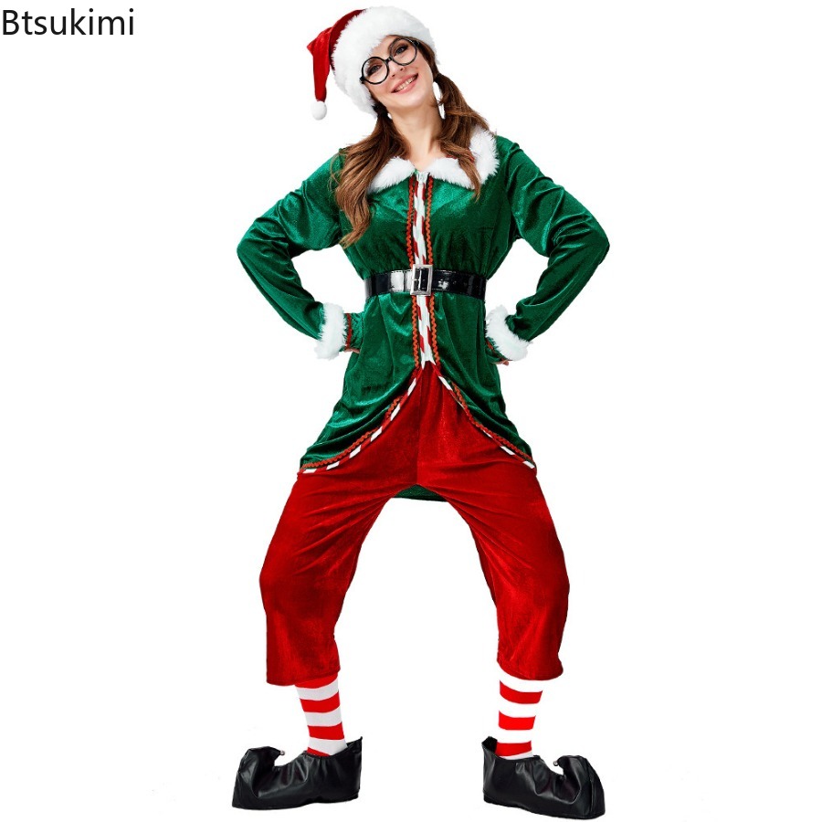 ชุดคอสเพลย์ซานตาคลอส ชุดเอลฟ์ค - Elf Costume Christmas บทวิจารณ์และราคา