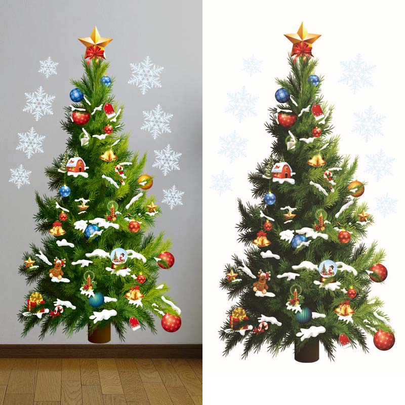 คริสต์มาสสติกเกอร์ติดผนังลายต้ - Snowflake Window Decal บทวิจารณ์และราคา