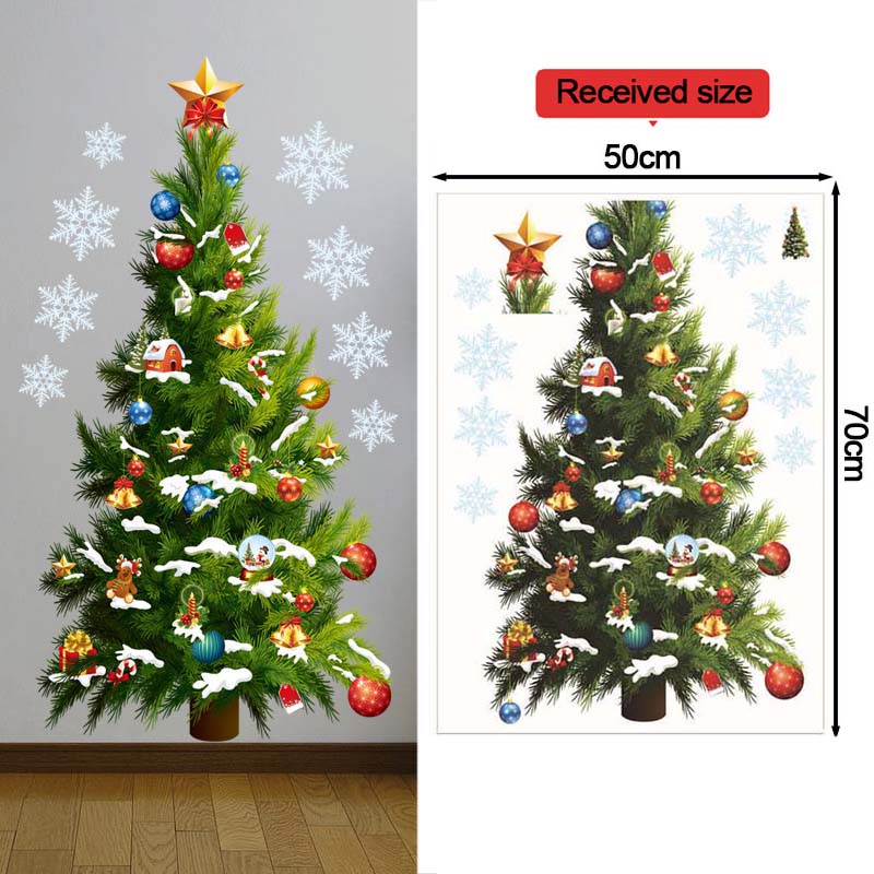 คริสต์มาสสติกเกอร์ติดผนังลายต้ - Snowflake Window Decal บทวิจารณ์และราคา