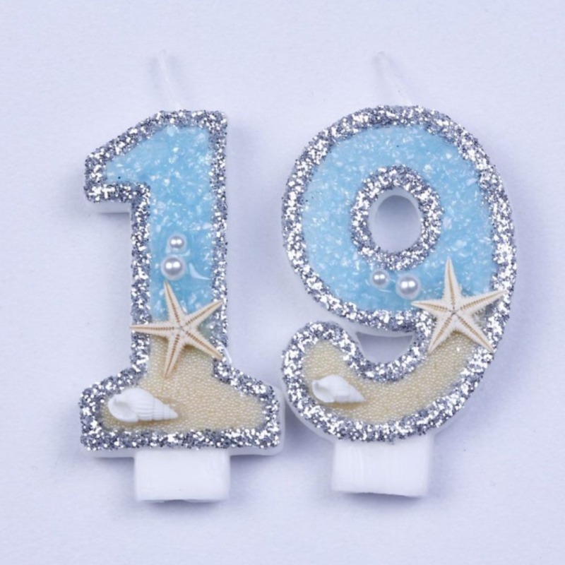 เทียนวันเกิดรูปปลาดาวชายหาด หม - Holiday Candle Set บทวิจารณ์และราคา