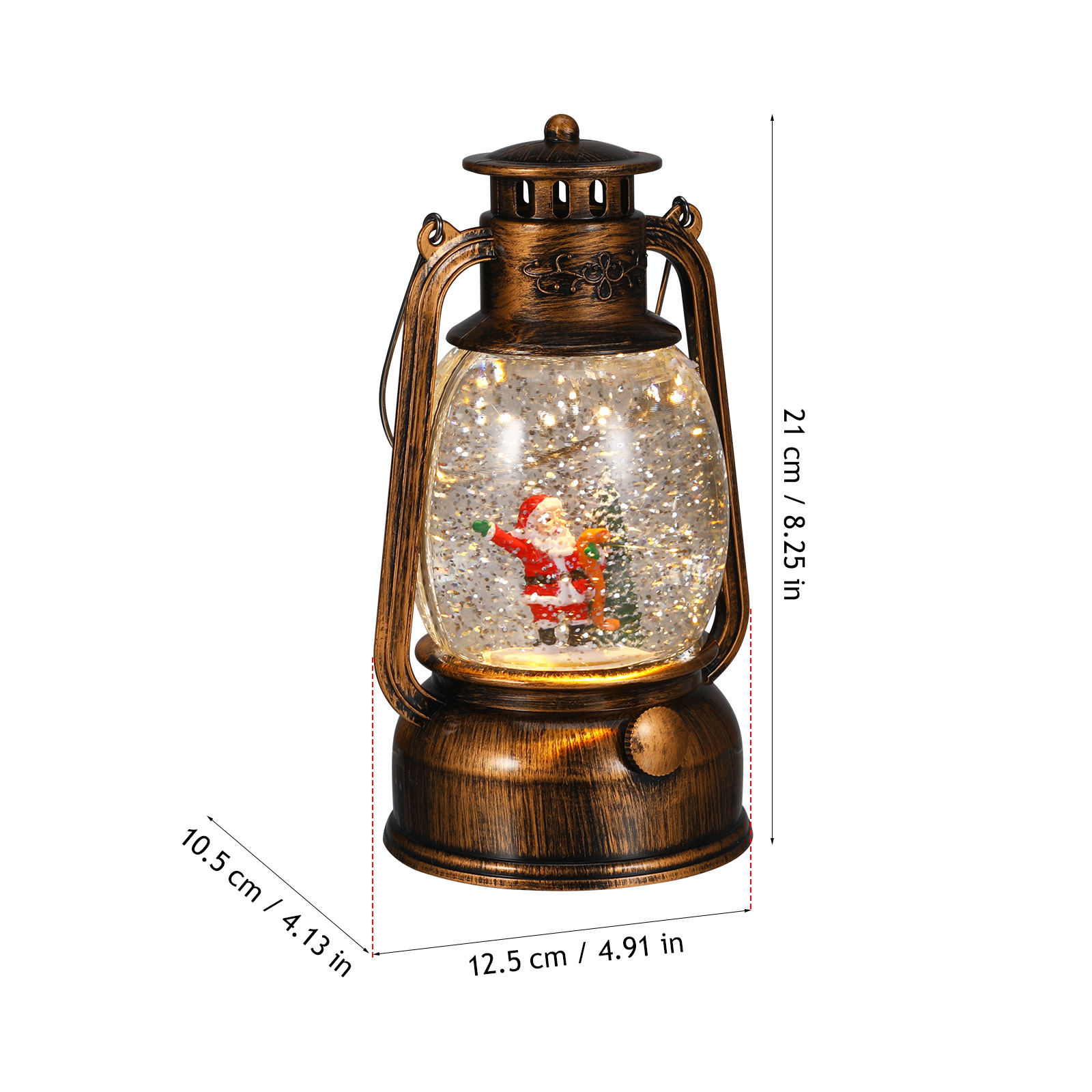 โคมไฟลูกโลกหิมะมีไฟพร้อมเสียงเ - Snow Globe Musical บทวิจารณ์และราคา