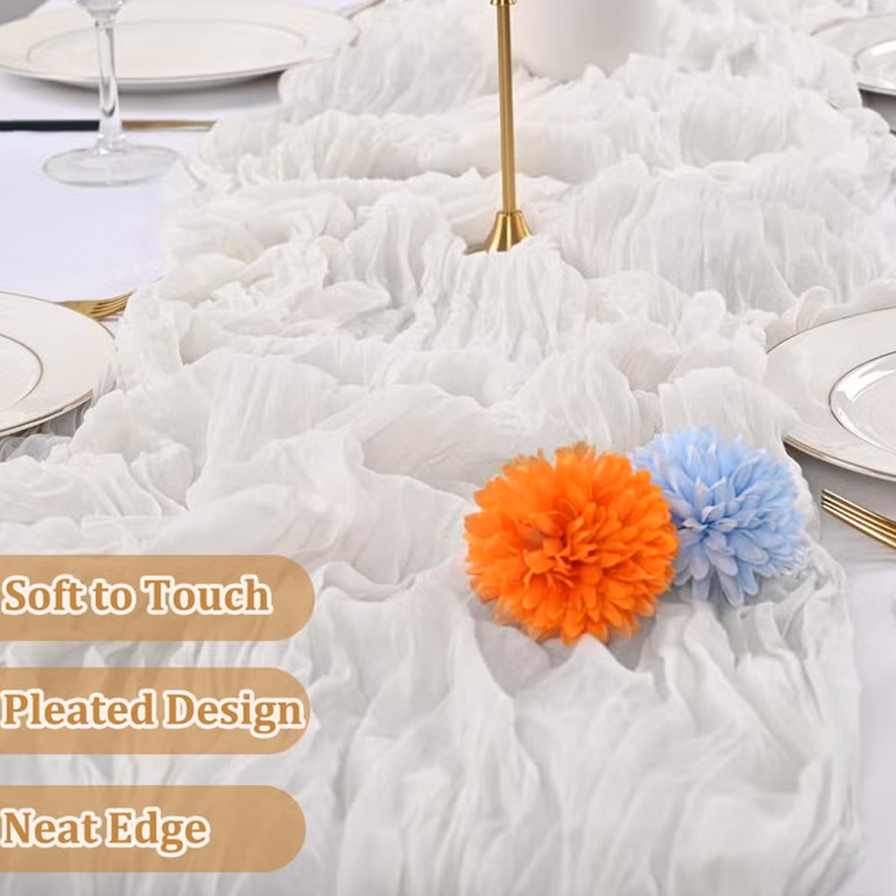 ผ้าปูโต๊ะชีสคลอธขนาด 90x400 ซม - Christmas Table Runner บทวิจารณ์และราคา