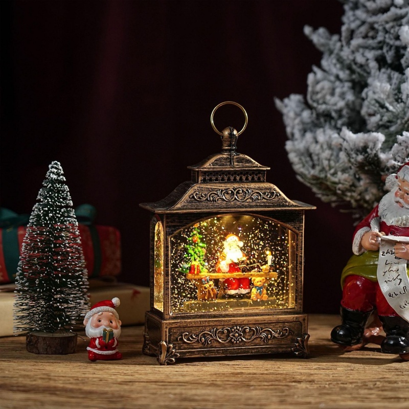 กล่องดนตรีลูกโลกหิมะ ตกแต่งต้น - Snow Globe Musical บทวิจารณ์และราคา