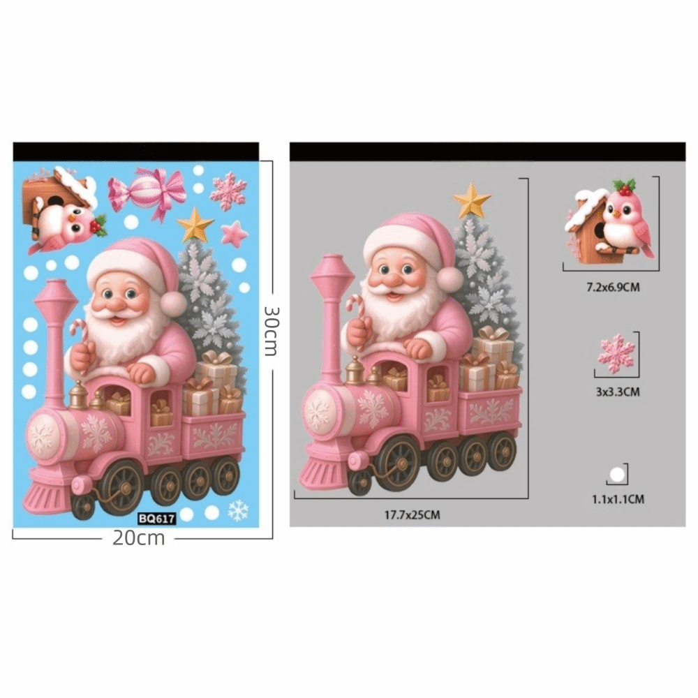 สติ๊กเกอร์ติดกระจกการ์ตูนลาย P - Snowflake Window Decal บทวิจารณ์และราคา