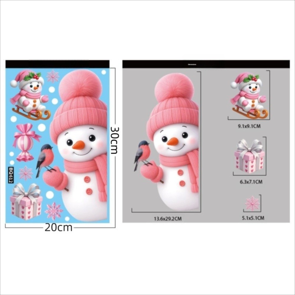สติกเกอร์ติดหน้าต่าง PVC แบบลอ - Snowflake Window Decal บทวิจารณ์และราคา