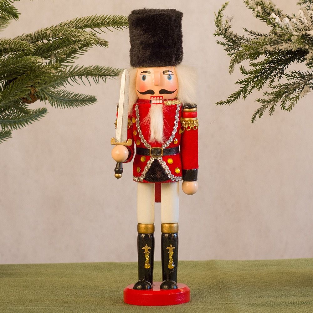 ของตกแต่งบ้านรูปนักรบกลองคริสต - Nutcracker Figurine บทวิจารณ์และราคา