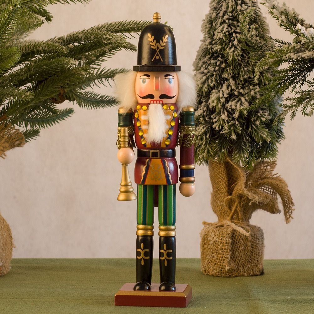 ของตกแต่งบ้านรูปนักรบกลองคริสต - Nutcracker Figurine บทวิจารณ์และราคา
