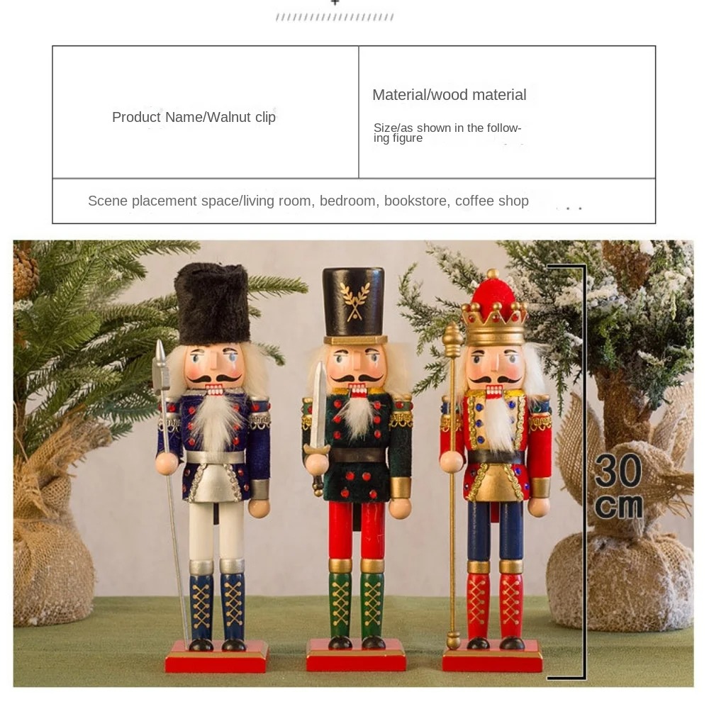 ของตกแต่งบ้านรูปนักรบกลองคริสต - Nutcracker Figurine บทวิจารณ์และราคา