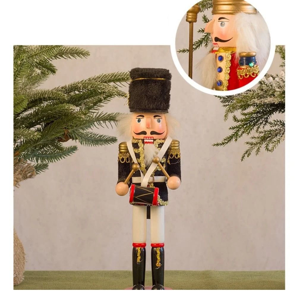 ของตกแต่งบ้านรูปนักรบกลองคริสต - Nutcracker Figurine บทวิจารณ์และราคา