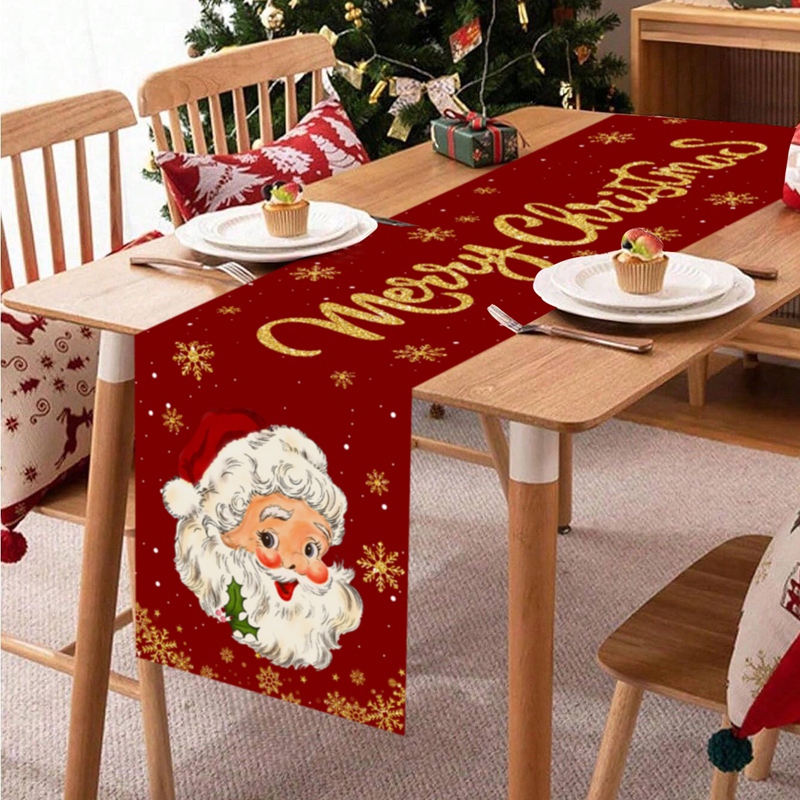 ผ้าปูโต๊ะคริสต์มาส ของตกแต่งคร - Christmas Table Runner บทวิจารณ์และราคา