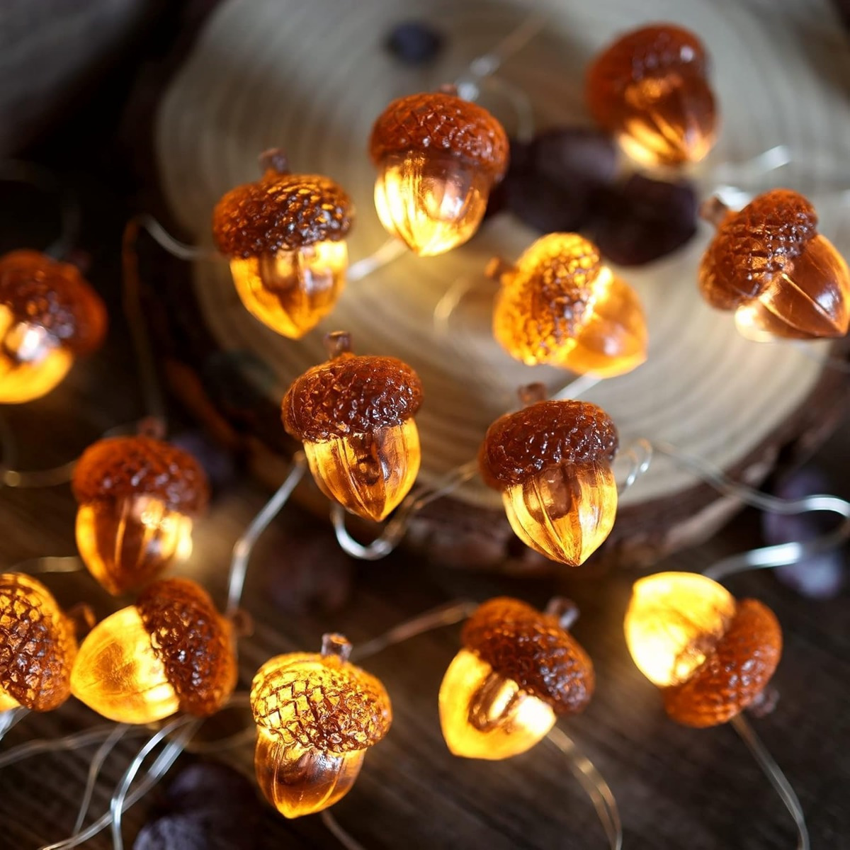 30 LEDs Acorn String Lights ตก - Led Fairy String Lights บทวิจารณ์และราคา