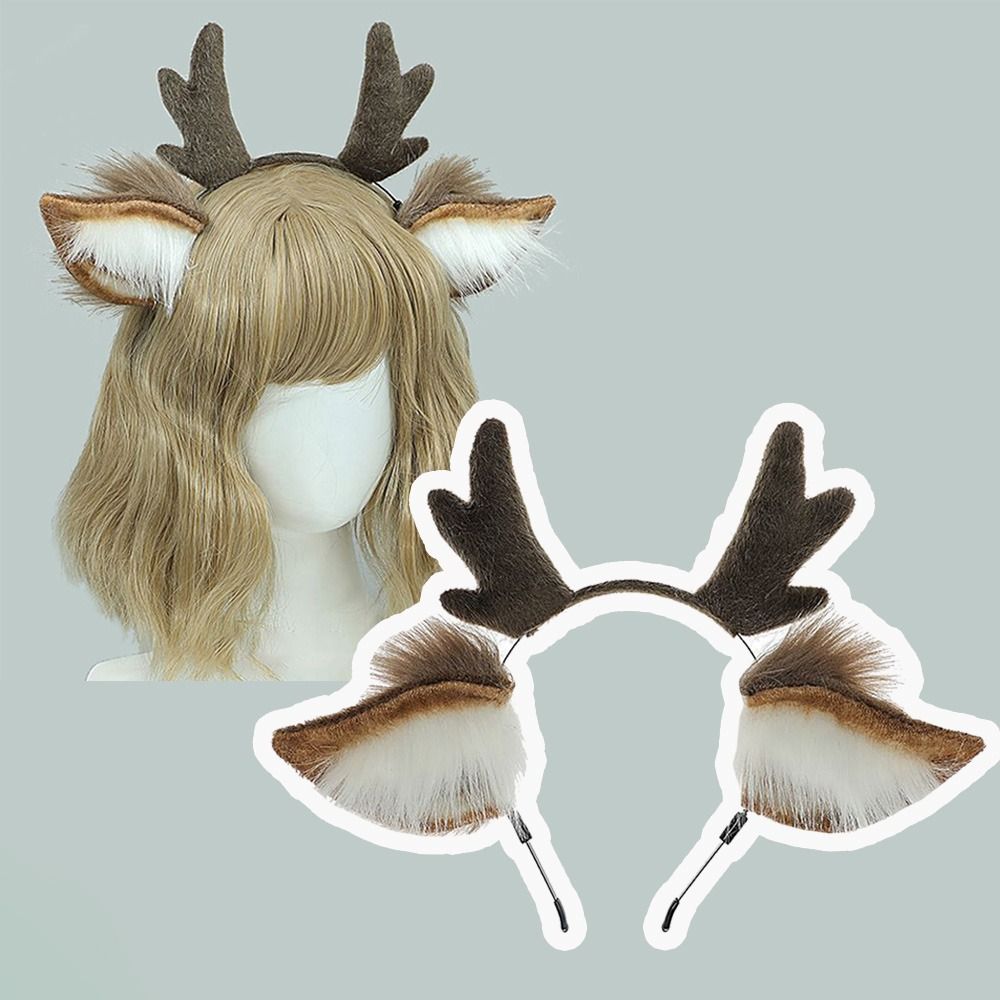 ที่คาดผมเขากวางเรนเดียร์ ที่คา - Reindeer Antlers Headband บทวิจารณ์และราคา