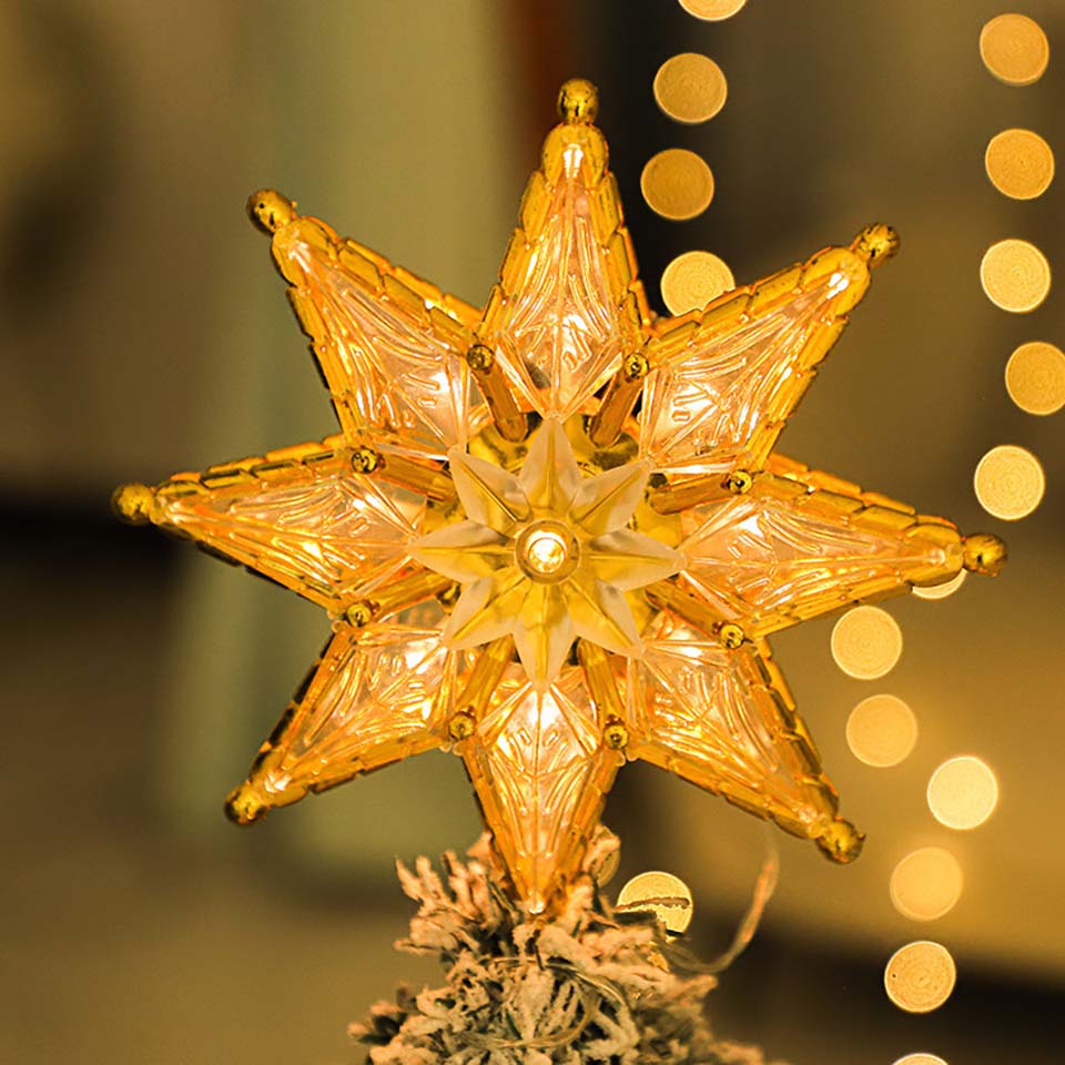 ไฟประดับต้นคริสต์มาสรูปดาวพร้อ - Star Tree Topper บทวิจารณ์และราคา
