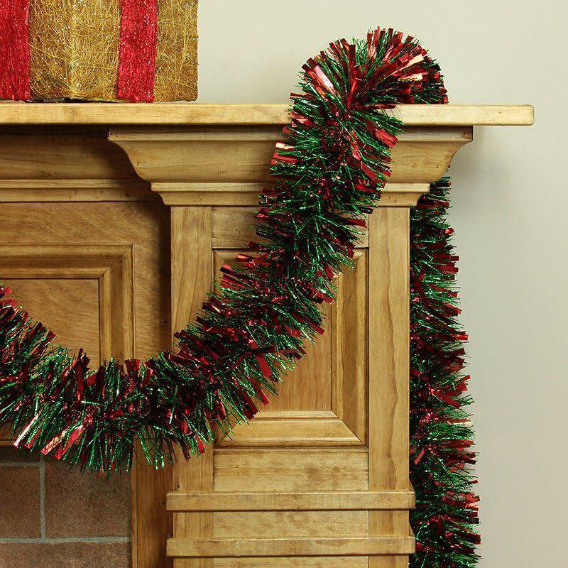 2/10M คริสต์มาสพู่ห้อยพวงมาลัย - Tinsel Garland Decoration บทวิจารณ์และราคา