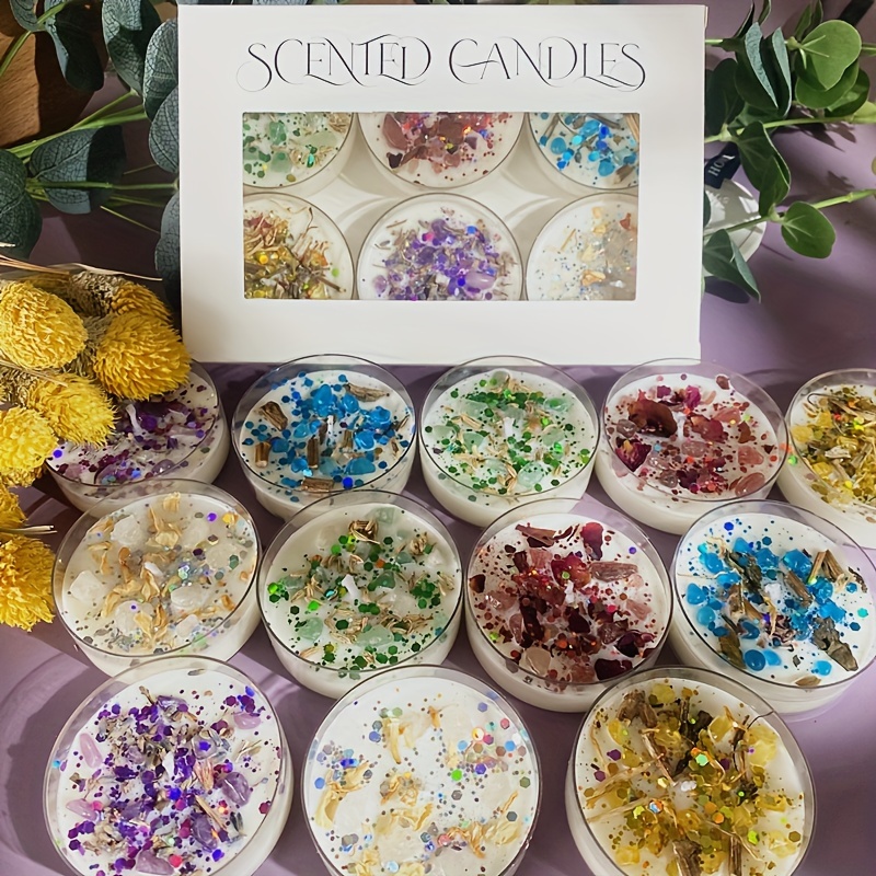 ชุดเทียนหอม 6 เล่ม น้ําหอมคริส - Holiday Candle Set บทวิจารณ์และราคา