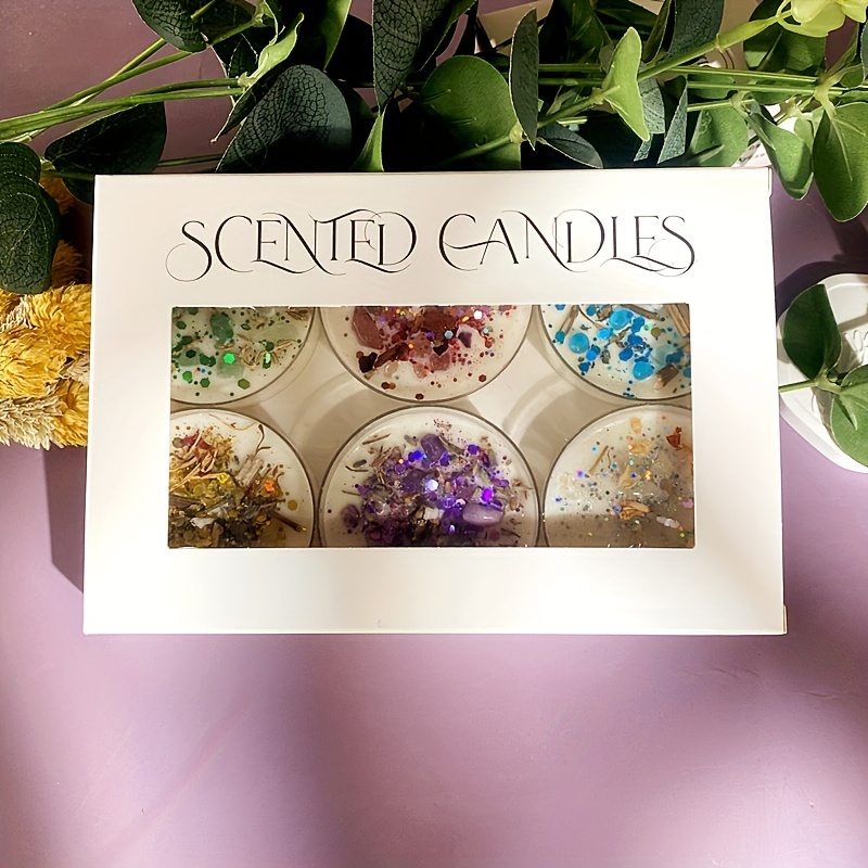 ชุดเทียนหอม 6 เล่ม น้ําหอมคริส - Holiday Candle Set บทวิจารณ์และราคา