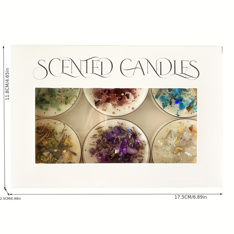 ชุดเทียนหอม 6 เล่ม น้ําหอมคริส - Holiday Candle Set บทวิจารณ์และราคา