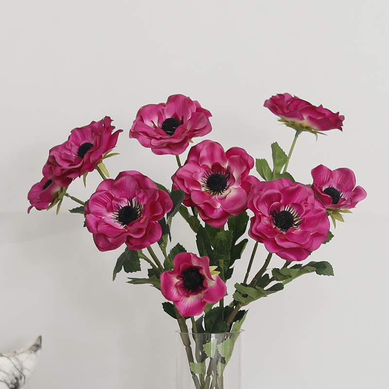 ดอกไม้ประดิษฐ์ 3 หัว ดอกป๊อปปี - Christmas Wreath Fake บทวิจารณ์และราคา