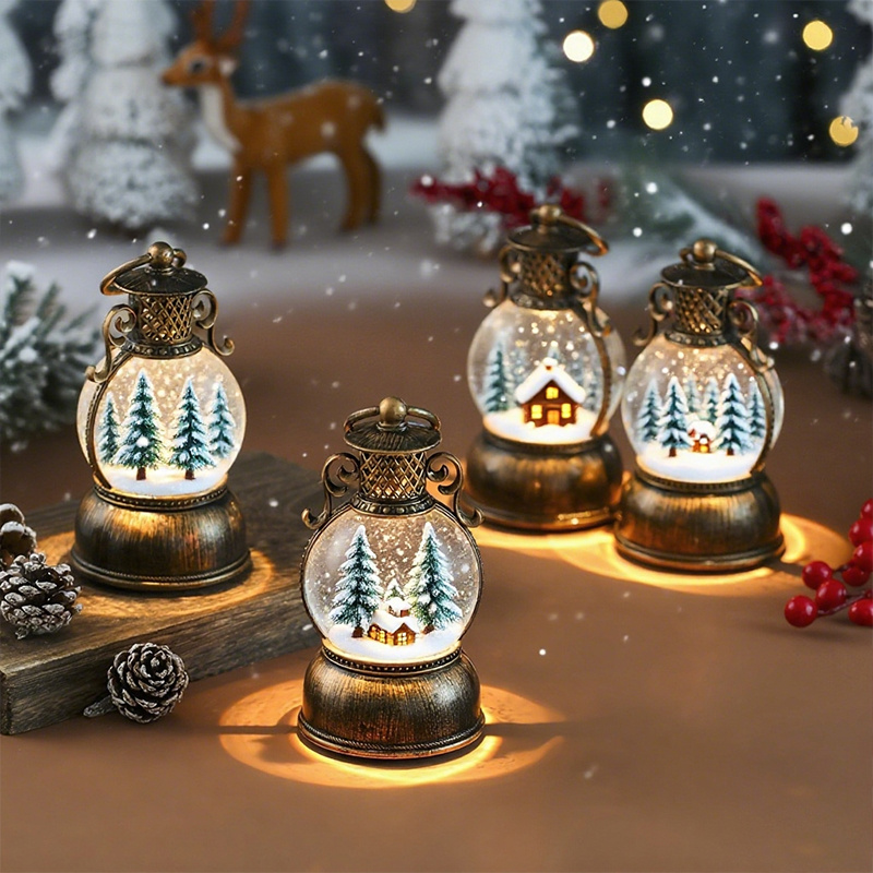 กล่องดนตรีลูกโลกหิมะสไตล์วินเท - Snow Globe Musical บทวิจารณ์และราคา