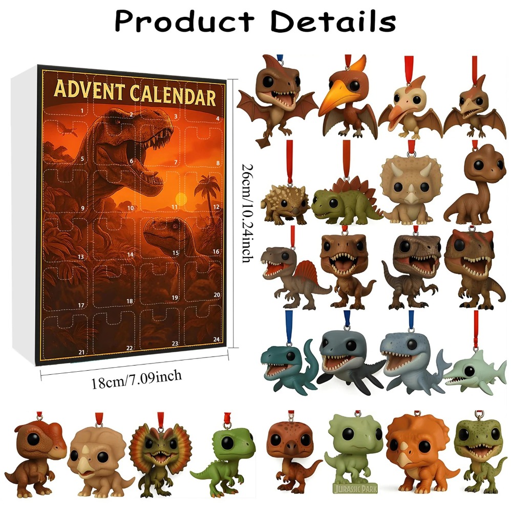 ปฏิทินนับถอยหลังคริสต์มาสไดโนเ - Advent Calendar Gift บทวิจารณ์และราคา
