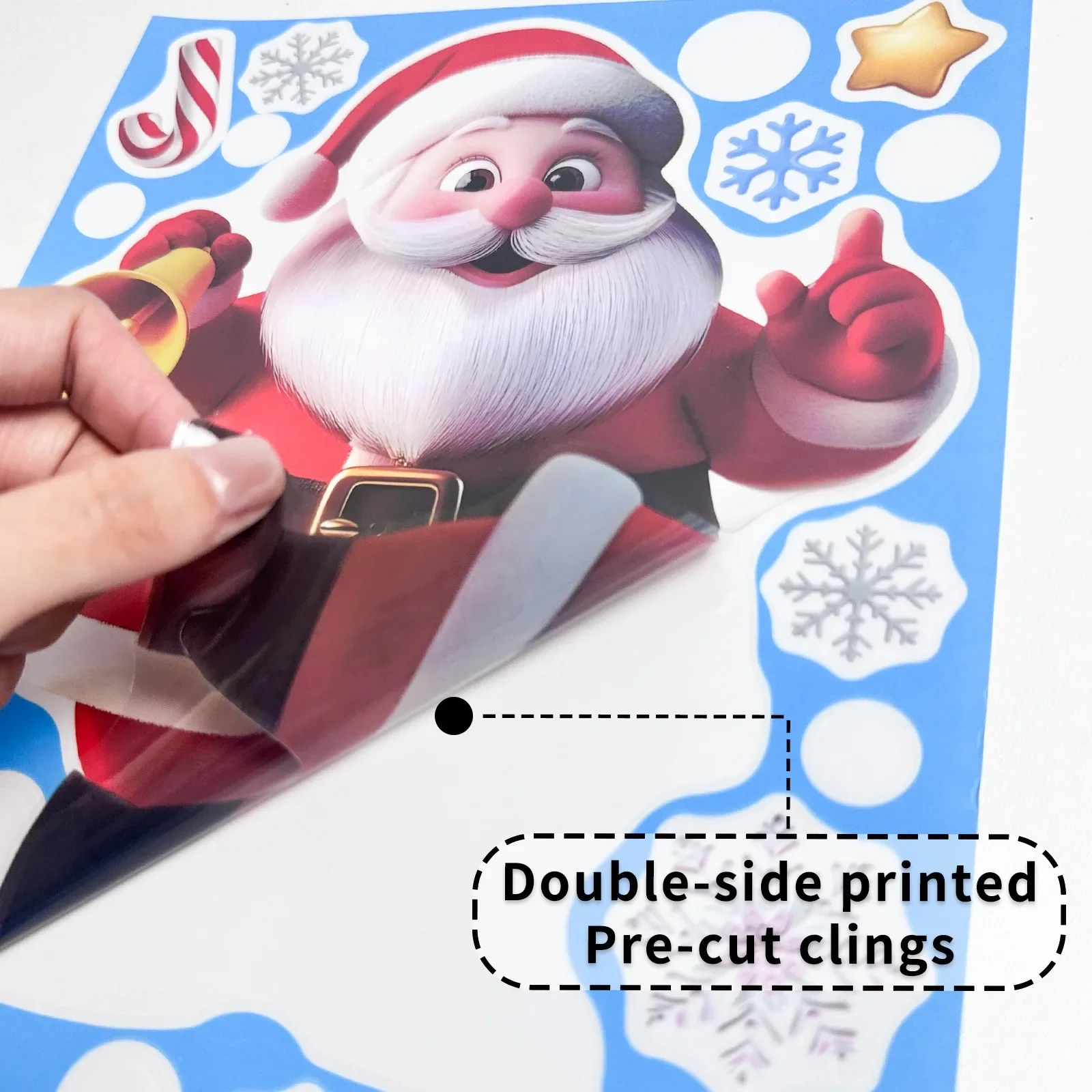 สติกเกอร์ติดหน้าต่างคริสต์มาส  - Snowflake Window Decal บทวิจารณ์และราคา
