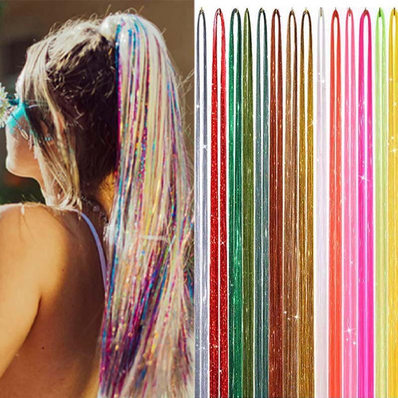 เส้นผมประกายเลเซอร์เมทัลลิกสีร - Tinsel Garland Decoration บทวิจารณ์และราคา