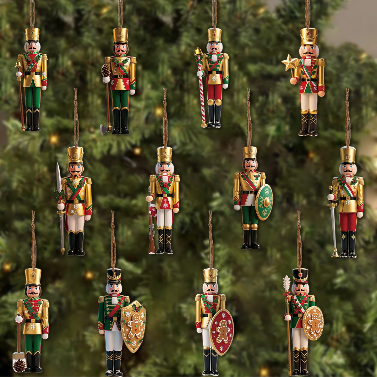 ของตกแต่งต้นคริสต์มาสรูปทหารนั - Nutcracker Figurine บทวิจารณ์และราคา