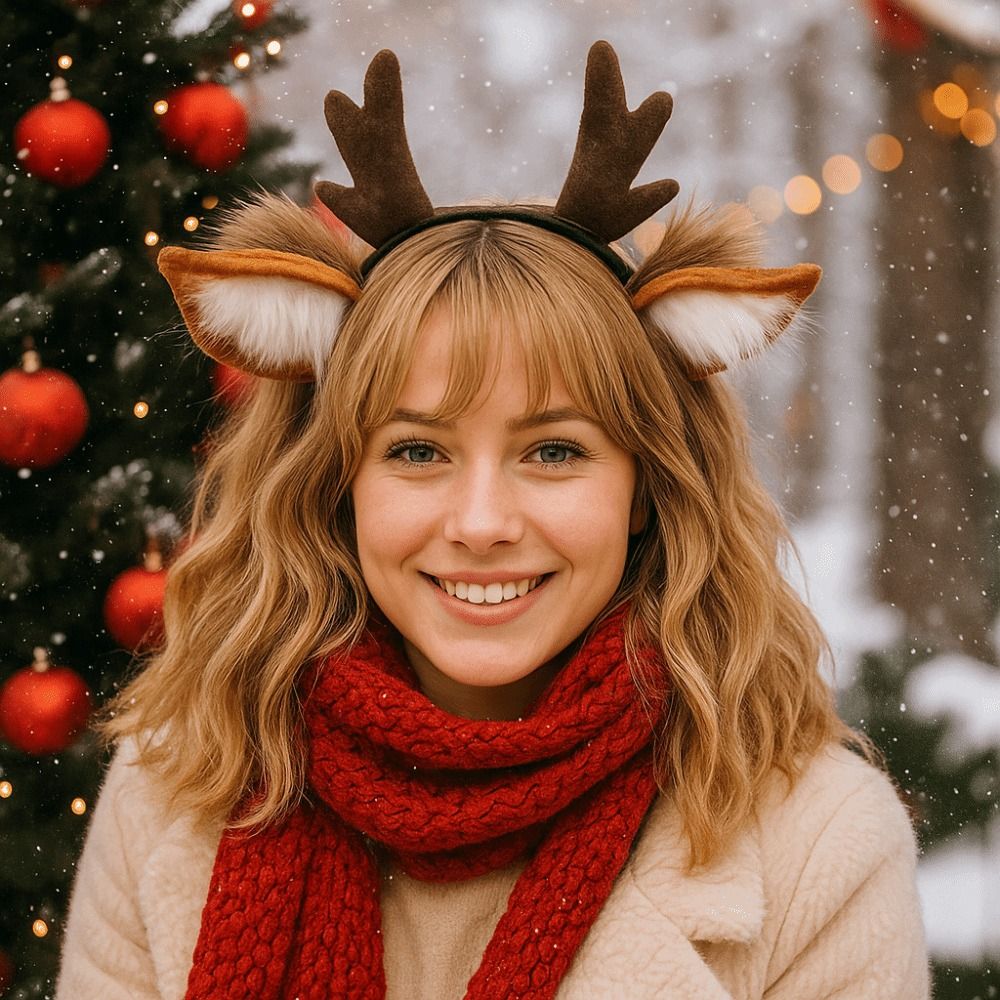 ที่คาดผมหูกวางเรนเดียร์สไตล์โล - Reindeer Antlers Headband บทวิจารณ์และราคา