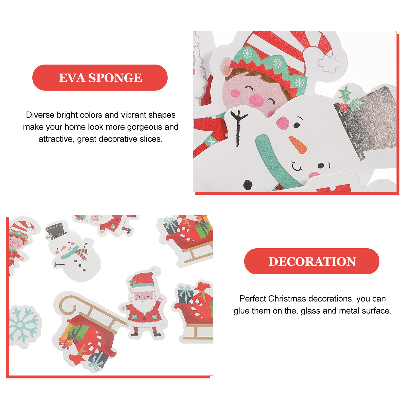สติกเกอร์คริสต์มาสแบบมีกาวในตั - Snowflake Window Decal บทวิจารณ์และราคา