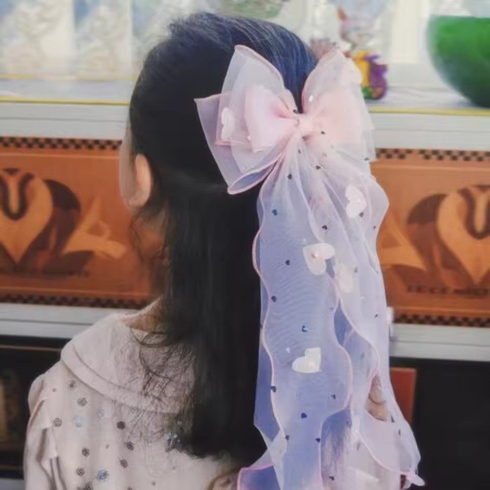 กิ๊บติดผมโบว์ตาข่ายสไตล์เกาหลี - Ribbon Bow Gift บทวิจารณ์และราคา