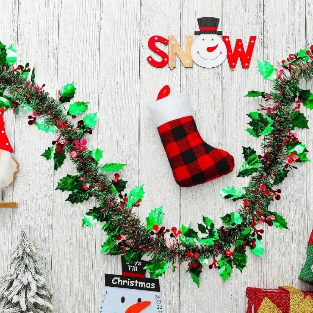 พวงมาลัยคริสต์มาสแบบใช้ซ้ำได้  - Tinsel Garland Decoration บทวิจารณ์และราคา