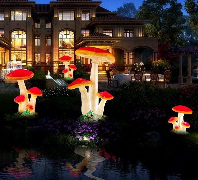รูปปั้นเห็ดจำลองขนาดเท่าของจริ - Christmas Lights Outdoor บทวิจารณ์และราคา